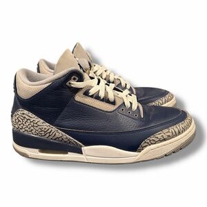 Size 11 - Jordan 3 Retro Georgetown Navy/Cement 2021 CT8532-401 Men’s Basketball